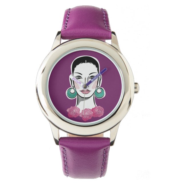 Montre Mod Fleur 1960s Femme (devant)