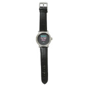 Montre Mode expressive de typographie (Plat)