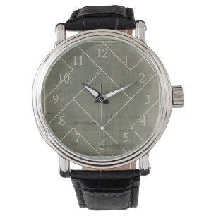 Montre Modèle abstrait avec des formes géométriques