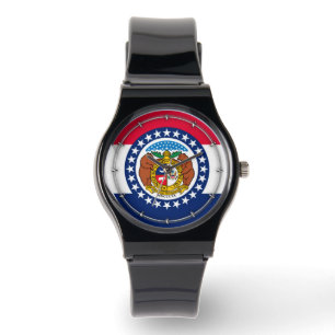 Montre Modèle de drapeau d'État du Missouri