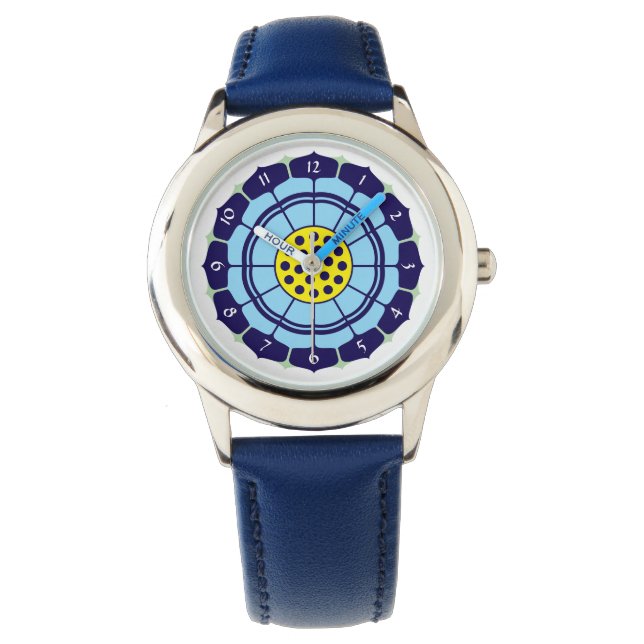 Montre Modèle de fleurs Lotus (devant)