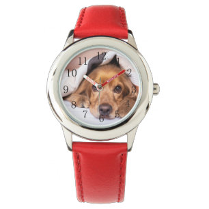 Montre Modèle de photo de chien préféré pour animal de co