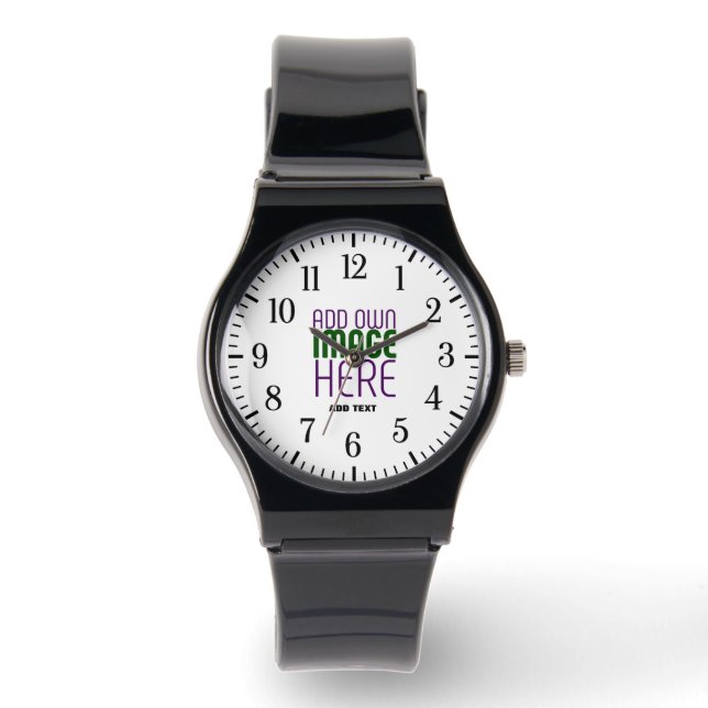 MONTRE MODÈLE DE TEXTE D'IMAGE BLANCHE SIMPLE MODERNE (Recto)