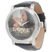 Montre Modern Love conquiert tous les Mariage Photo Scrip (Incliné)