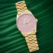 Montre Modern Minimalist Couple Name Custom Engraved