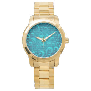 Montre Moderne Aqua Blue tendance