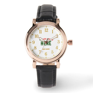 MONTRE MODERNE ET MODERNE PERSONNALISABLE NOIR VÉRIFIÉ