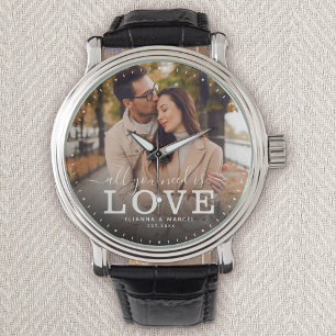 Montre Moderne TOUT CE DONT VOUS AVEZ BESOIN EST LOVE Mar
