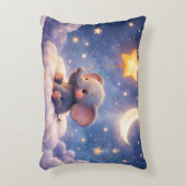 Montre-moi coussin accent éléphant et étoiles (Devant(Vertical))