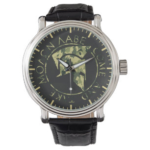 Montre Molon Labe Casque spartiate Camo militaire
