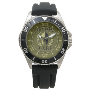 Montre Molon Labe Laurels Spartan Olive Green Dial