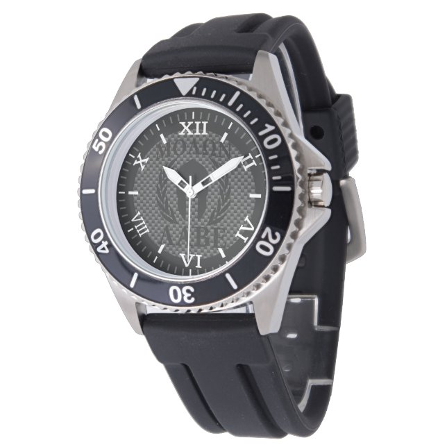 Montre Molon Labe Warriors Laurels Regarder le style carb (Incliné)