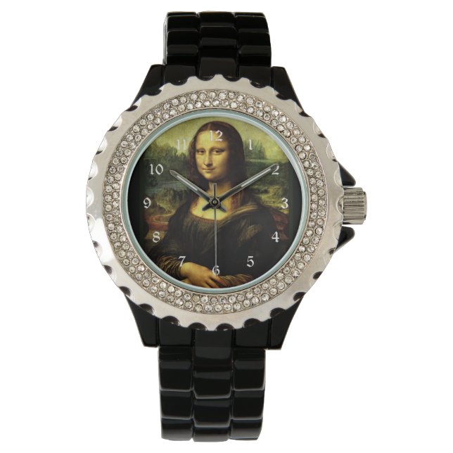 Montre Mona Lisa, célèbre peinture, (devant)
