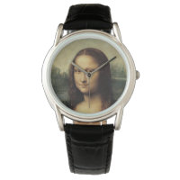 Mona Lisa en détail par Leonardo da Vinci