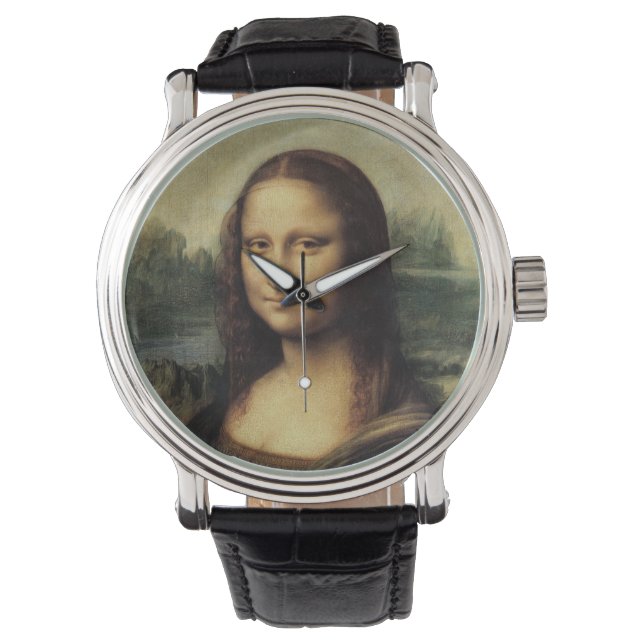 Montre Mona Lisa en détail par Leonardo da Vinci (devant)