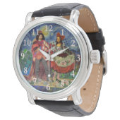Montre Mona Lisa Romantique Drôle Illustrations Couleurs (Incliné)