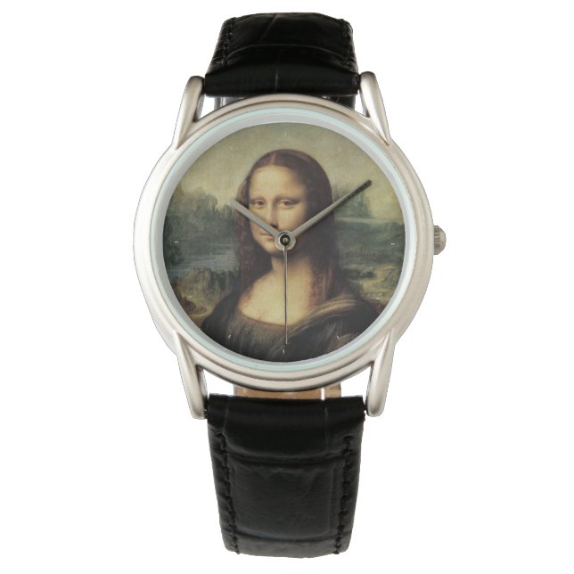Montre "mona lisa", sourire, "gros plan", gioconda,"Leona (devant)