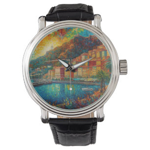 Montre Monaco, Monte-Carlo Bay en style van Gogh
