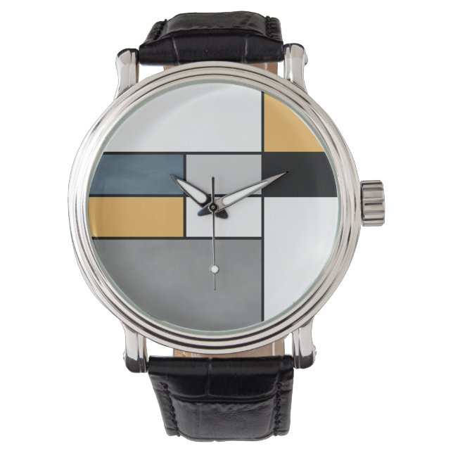 Montre Mondrian inspiré (devant)