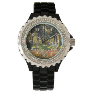 Montre Monet - La famille de l'artiste dans le jardin