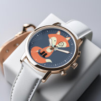 Monocle Hipster Red Fox
