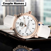 Montre  Monogram  Custom Couple Names – Elegant gift