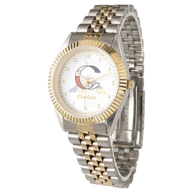 Montre Monogramme "C" - Charlotte (Incliné)