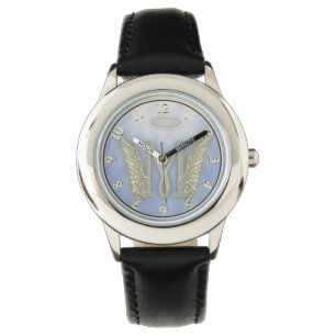 Montre Monogramme d'ange de la lettre M