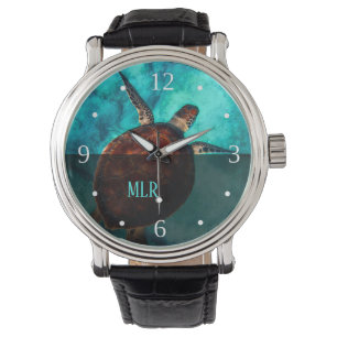 Montre Monogramme de Honu à la tortue hawaiienne