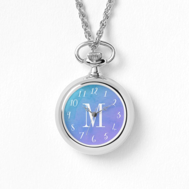 Montre Monogramme de l'aquarelle (Recto)