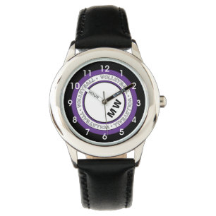 Montre Monogramme de volleyball Monographie pour enfant
