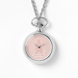 Montre Monogramme et nom d'une servante d'État moderne pe
