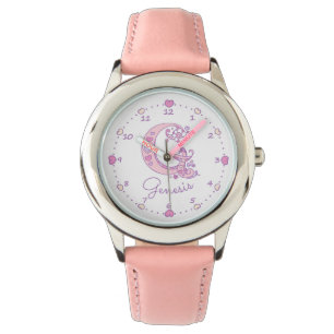 Montre Monogramme G filles doodlettre art Genèse