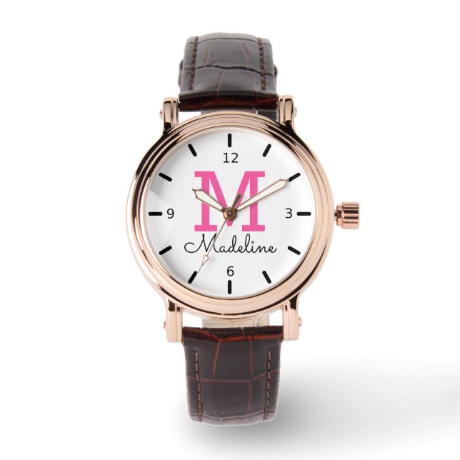 Montre Monogramme personnalisé (Recto)