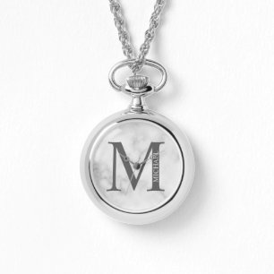 Montre Monogramme personnalisé et surveillance de poche d