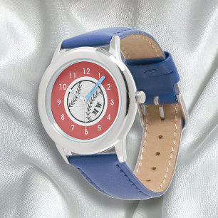 Montre Monographie de base-ball pour enfants