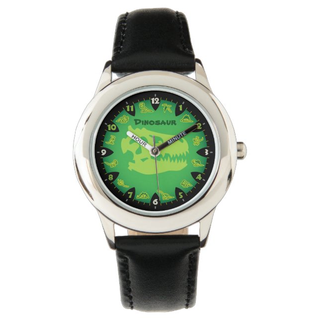 Montre Monster Green Dinosaure Watch (devant)