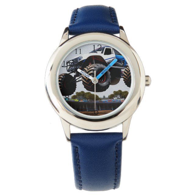 Montre Monster Truck Launch, Garçons Wristwatch (devant)