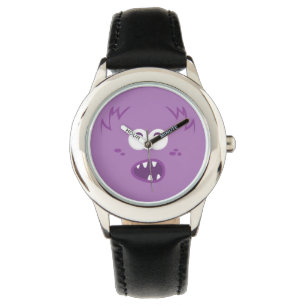 Montre Monstre pourpre Monster Visage Watch