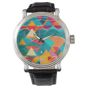 Montre Montagnes et rivière abstraites