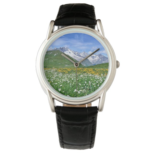 Montre Montagnes | Swiss Alps Valley Spring (devant)