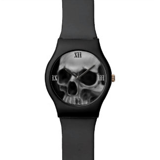 Montre Montre-bracelet de crâne de Goth