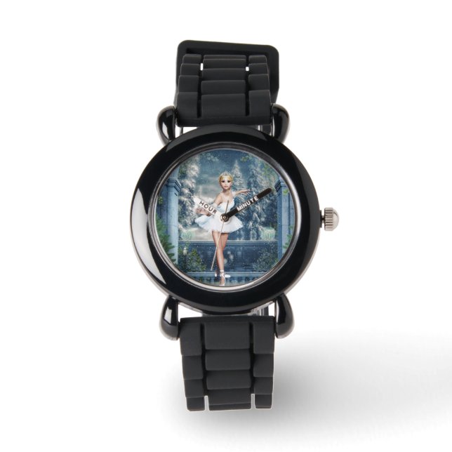 Montre Montre-poignet Parties scintillant princesse de ne (Recto)