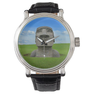 Montre Monument de tourisme de voyage d'île de Pâques d