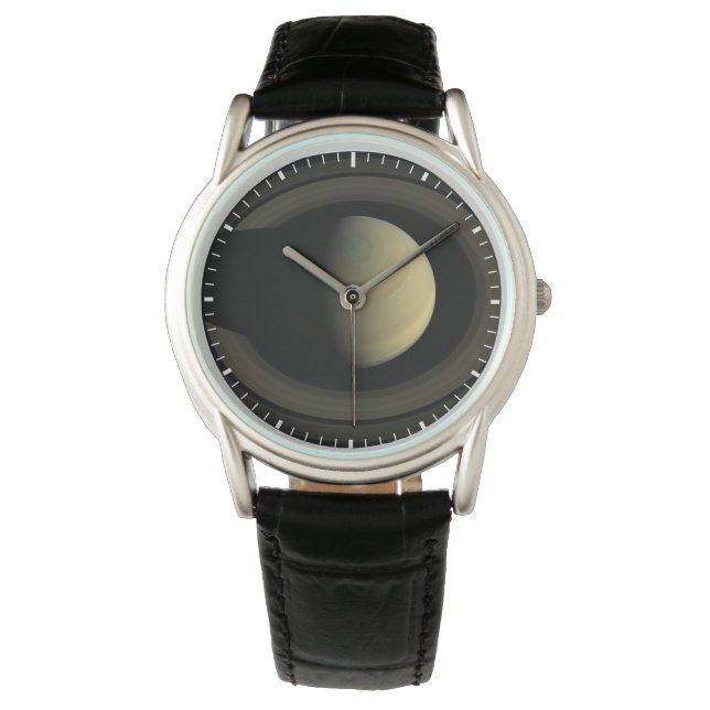 Montre Mosaïque De La Planète Saturne Et Ses Principaux A (devant)