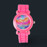 Montre Mosaïque moderne colorée Motif géométrique 2<br><div class="desc">Mosaïque moderne coloré polygonale géométrique motif sans couture. Si vous avez besoin d'aide pour customiser un de mes designs,  contactez ArtOnWear designer. Mise en forme de texte gratuite avec aide en direct disponible sur demande.</div>