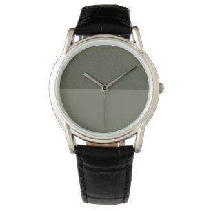 Montre Moss Green Double Tone Watch Design - Personnalisa