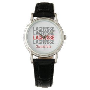 Montre Mot de crosse rouge