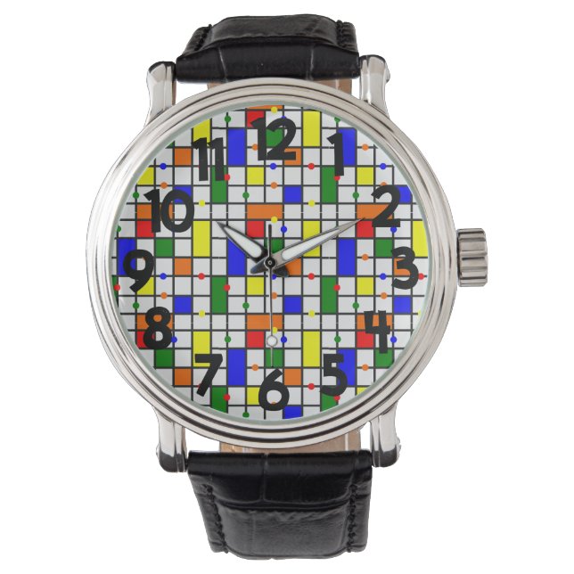 Montre Mot de passe coloré (devant)