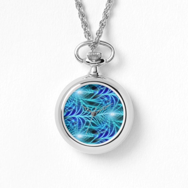 Montre Motif à répétition électrique bleu brillant (Recto)